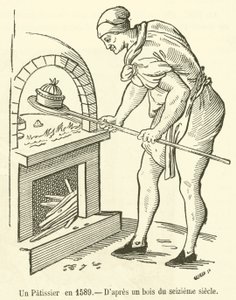 Een Patissier in 1589 door French School